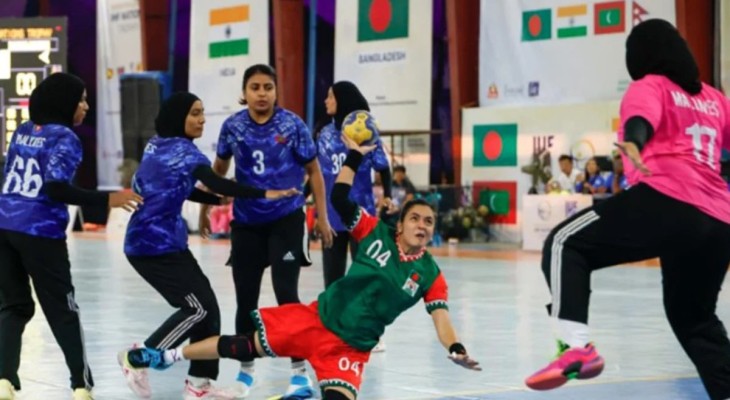 মালদ্বীপের বিপক্ষে ৩৩–২০ গোলে জয়, ফাইনালে বাংলাদেশের মেয়েরা